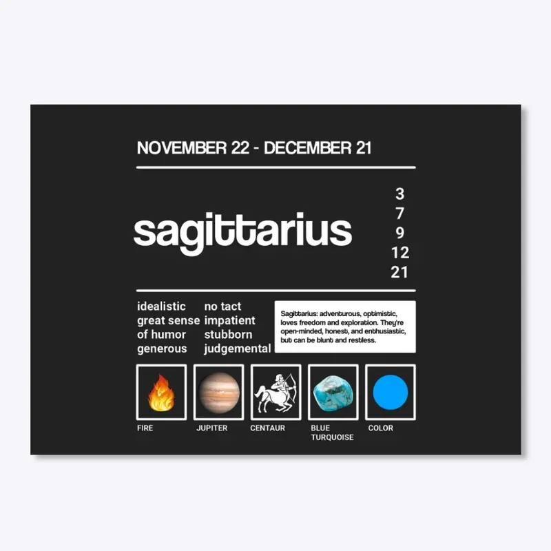 Sagittarius Bold