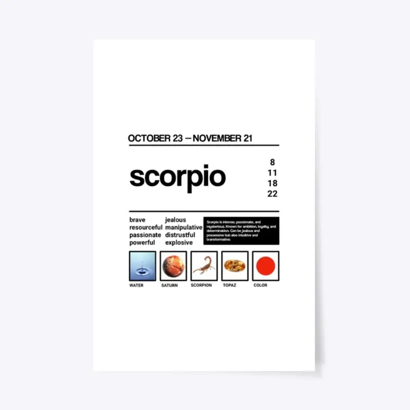 Scorpio Unbound