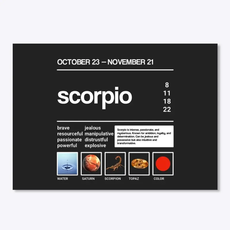 Scorpio Bold