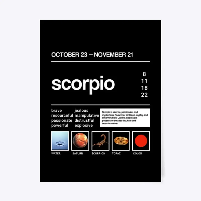 Scorpio Bold