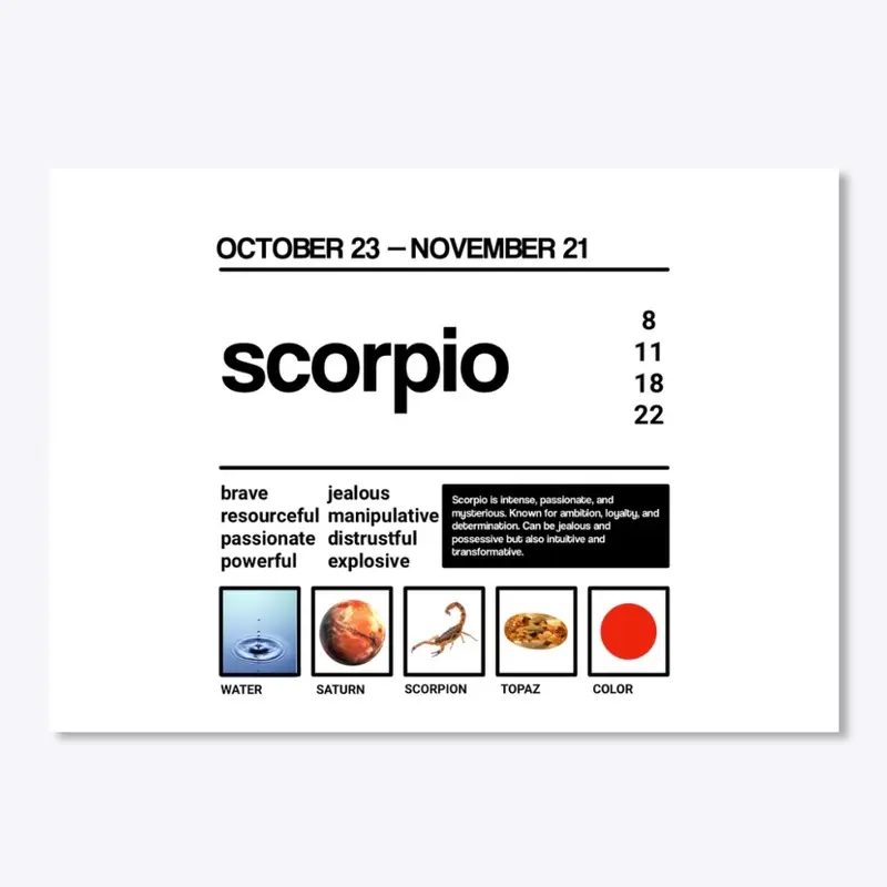 Scorpio Unbound